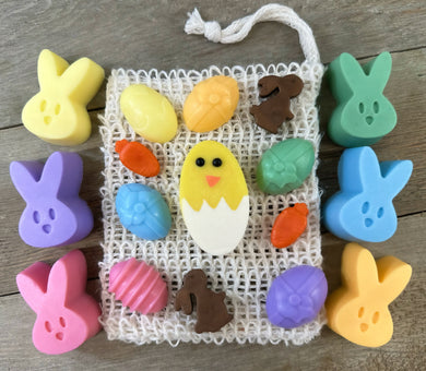 Easter Mini Soaps w/pouch
