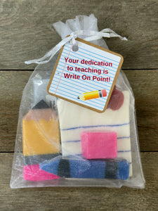 "Write On Point" - Teacher Appreciation Soaps Set
