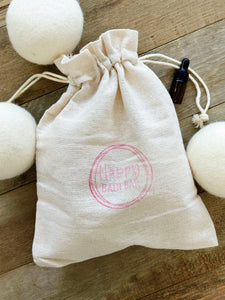 Laundry Wool Dryer Balls (3) with Scent Dropper